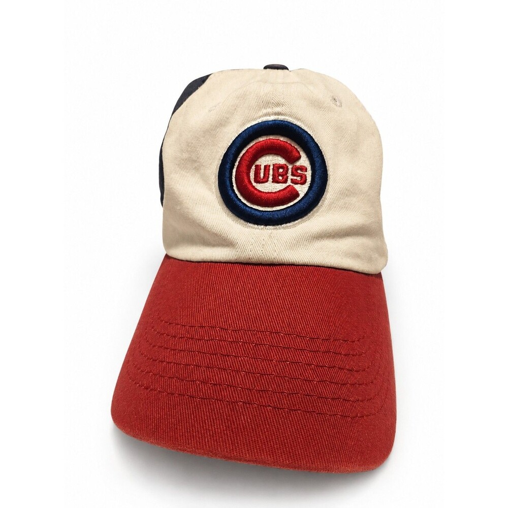 Vintage Chicago Cubs Fan Favorite Hat Cap Strapback Red White Navy MLB